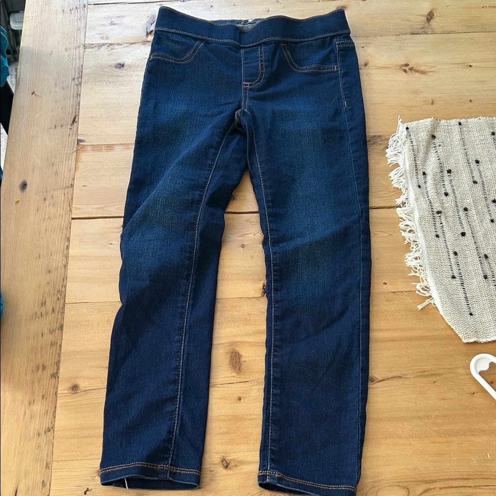 Dark Blue Girl’s Stretch Jeans - Classic Everyday Style